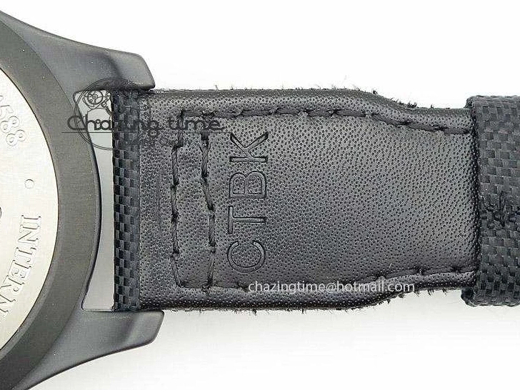 MIROTIME 0107 Durable Big Pilot 5019 Ceramic Case Black Dial Green Markers Asian 23J 7396